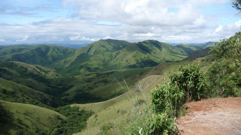 bergige Fahrt zur Grenze nach Swaziland bei Barberton 1